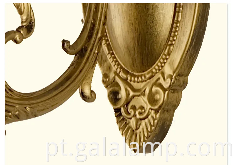 Luzes de parede lideradas por estilo europeu elegantes para salas de estar